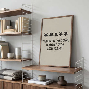 Kocken Var Söt Poster