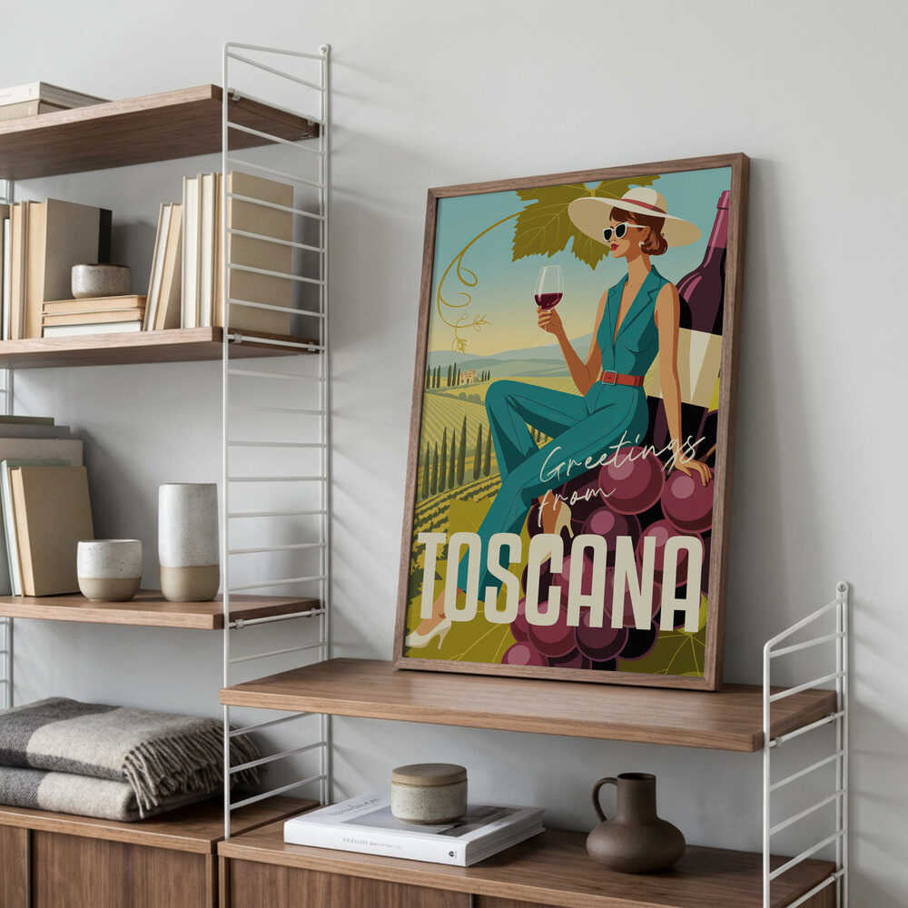 Greetings From Toscana Poster