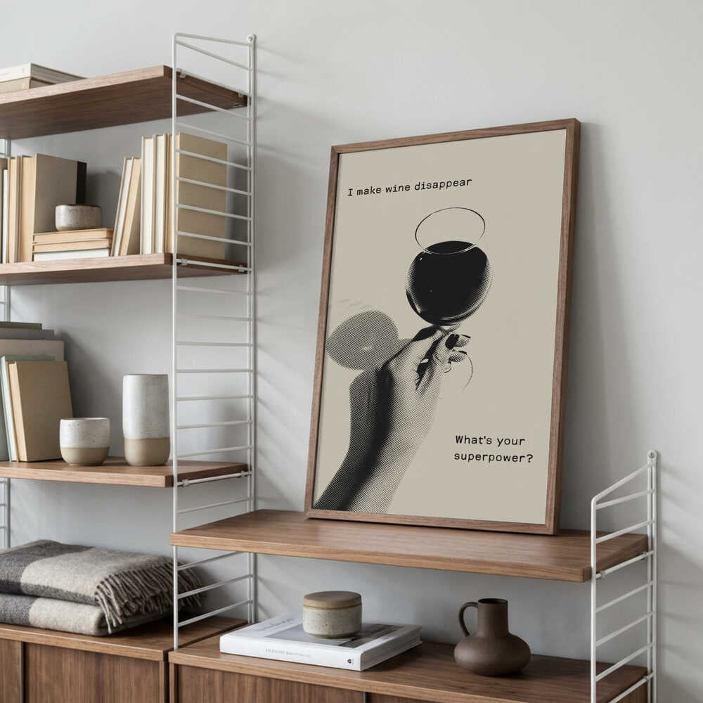 I Make Wine Disappear Poster