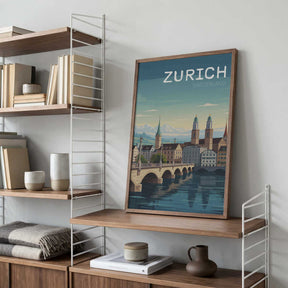 Zurich Travel Poster Poster