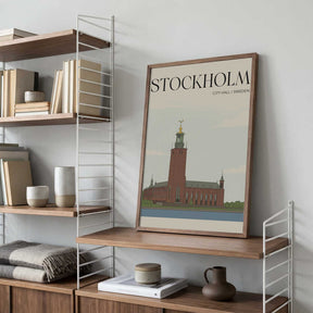 Stockholm City Hall Travel Poster Poster