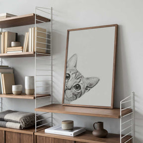 Curious Cat Poster