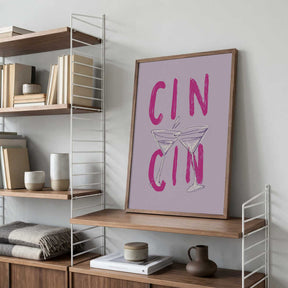 Cin Cin Pink Poster