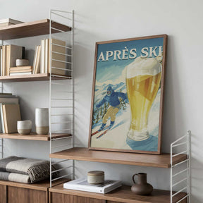 Apres Ski Retro Poster