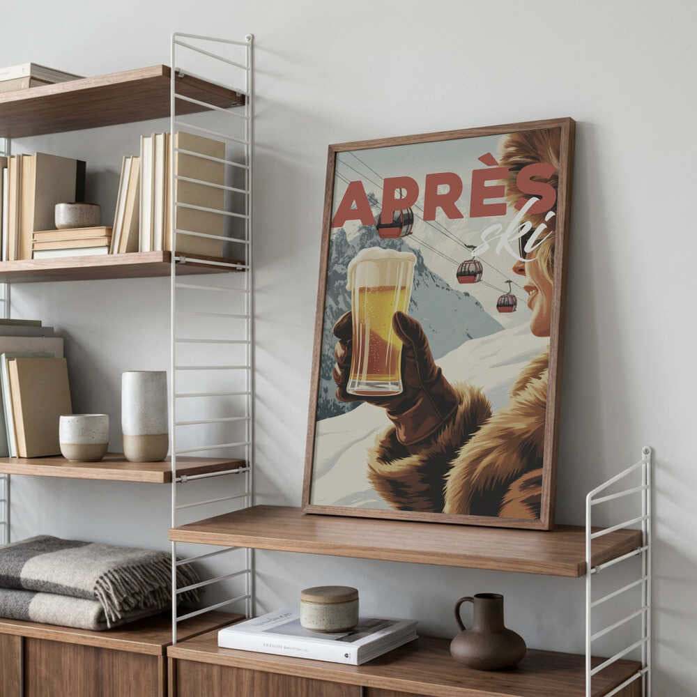 Apres Ski Alpine Poster