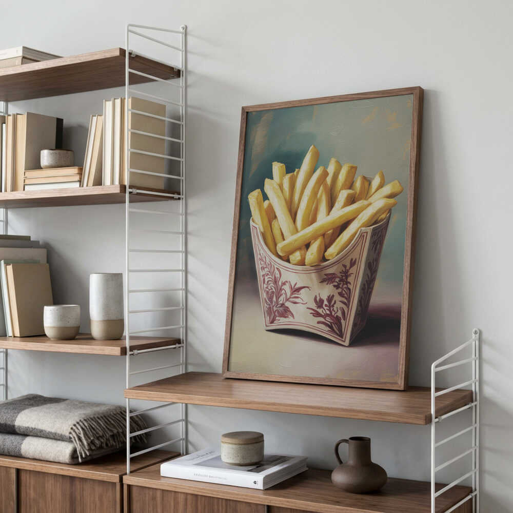 Retro Fries Poster