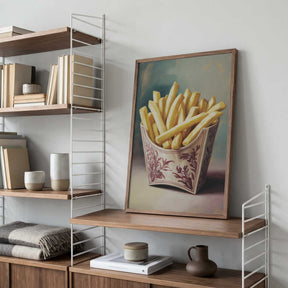 Retro Fries Poster