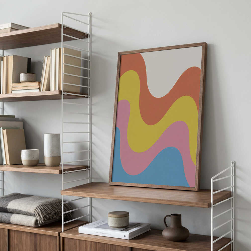 Waves of Color Poster