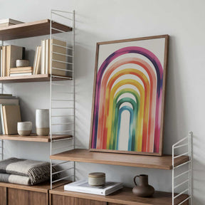 Colorful Arches Poster