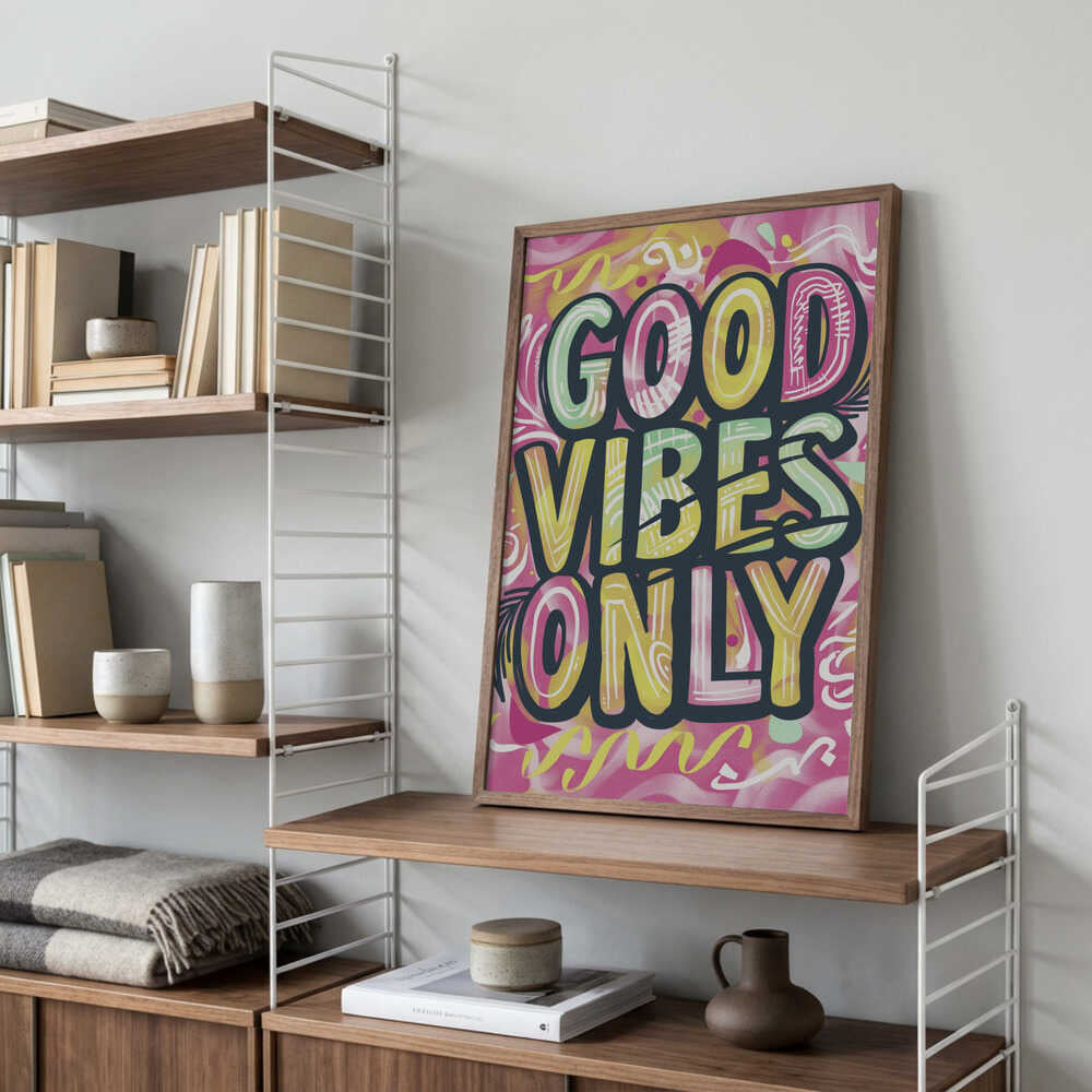 Good Vibes Only No 2 Poster