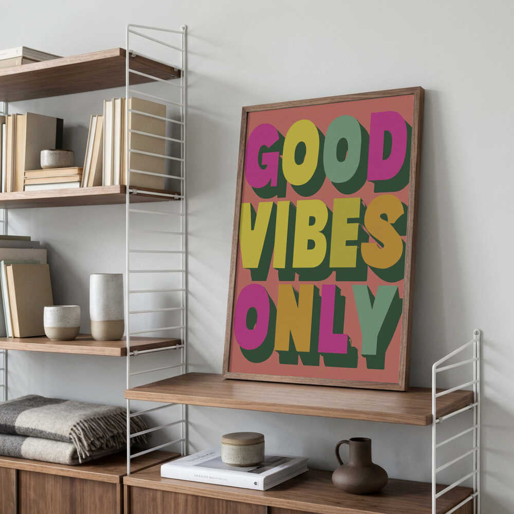 Good Vibes Only No 3 Poster