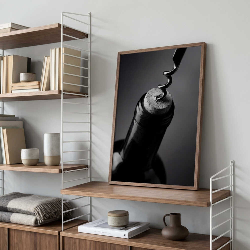 Wine Bottle Opening Poster