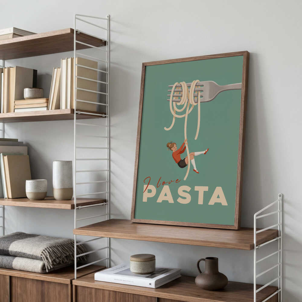 I Love Pasta Poster