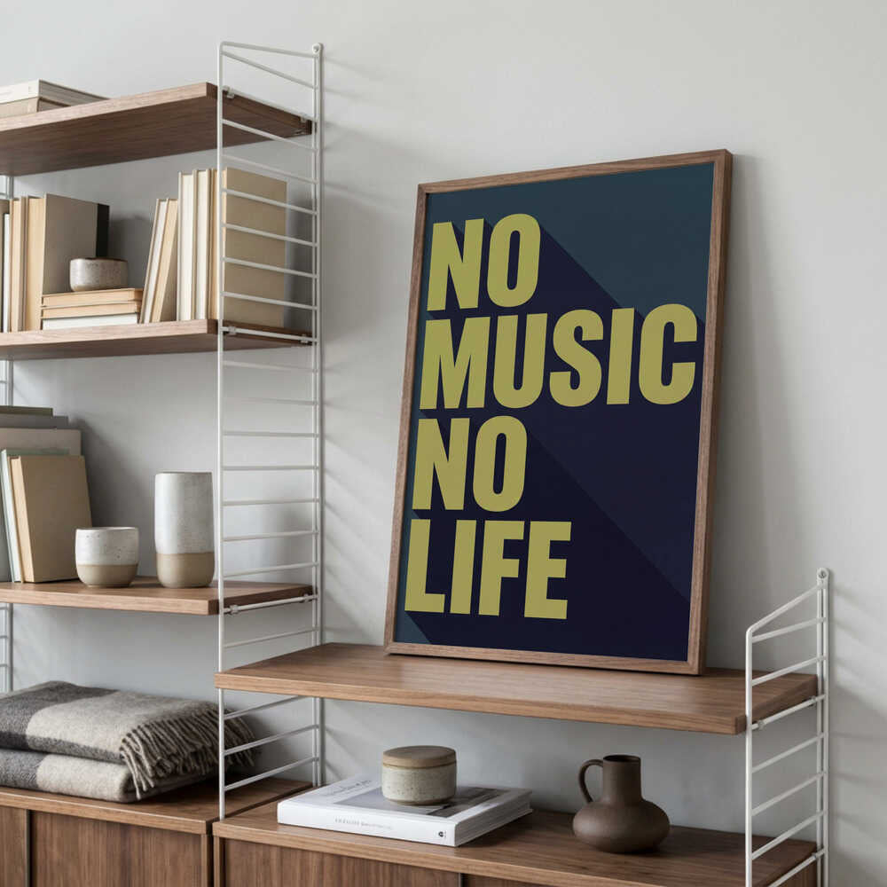 No Music, No Life Poster