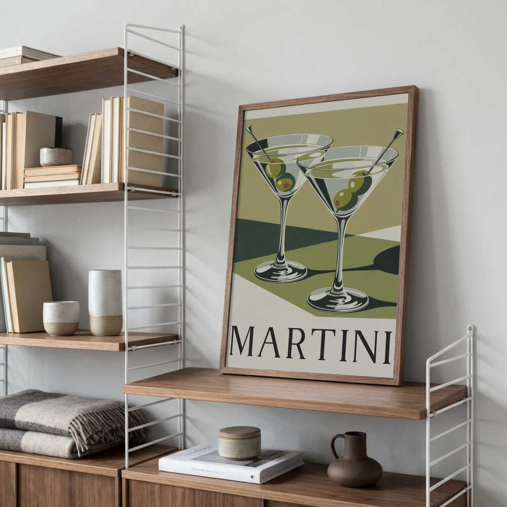 Martini Times Two Poster