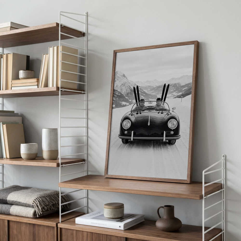 Driving In the Alps Poster