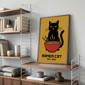 Ramen Cat No 5 Poster