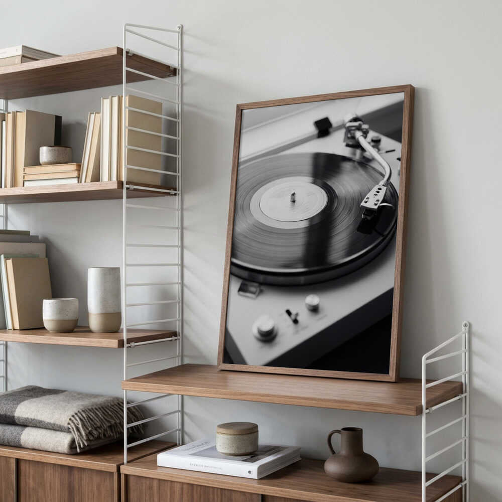 Vinyl Record Player Poster
