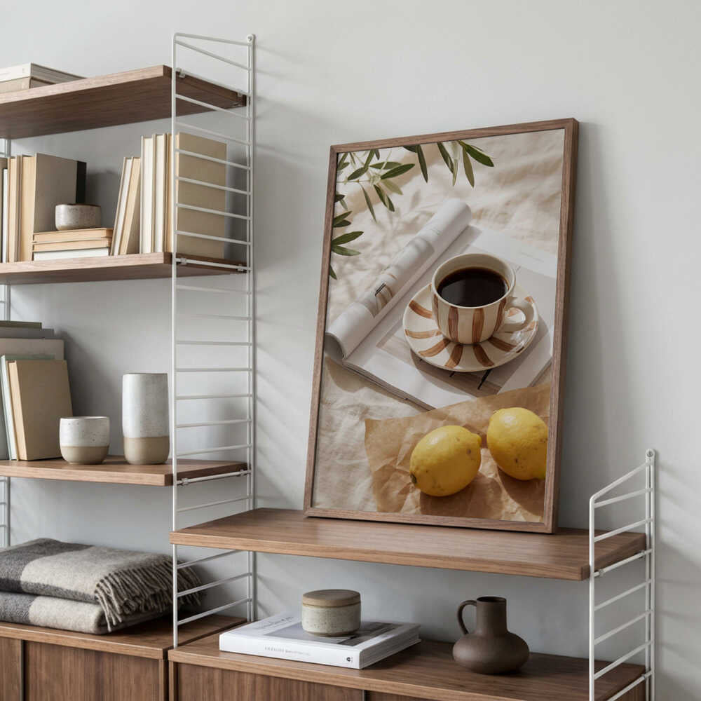 Coffee and Lemons Poster