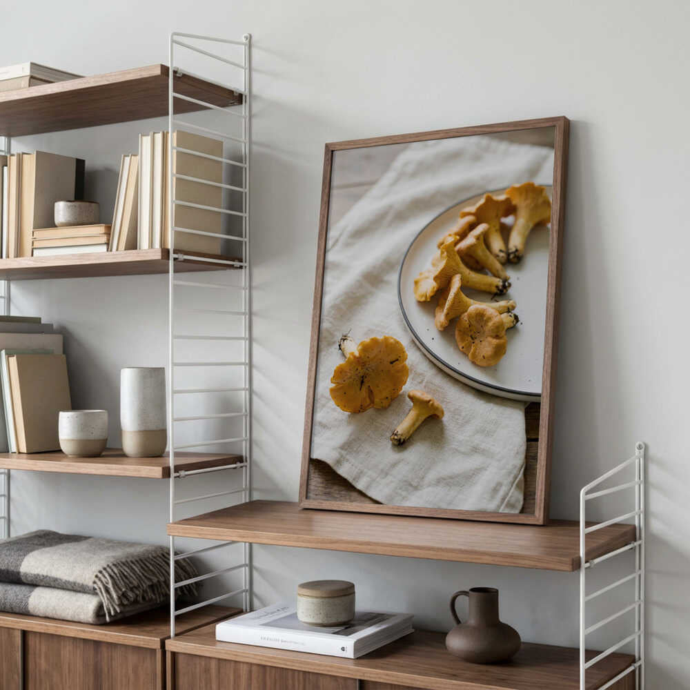 Chanterelle Mushrooms Poster