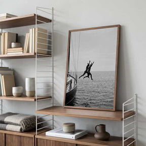 Jumping From a Boat Poster