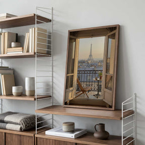 Parisian Balcony View Poster
