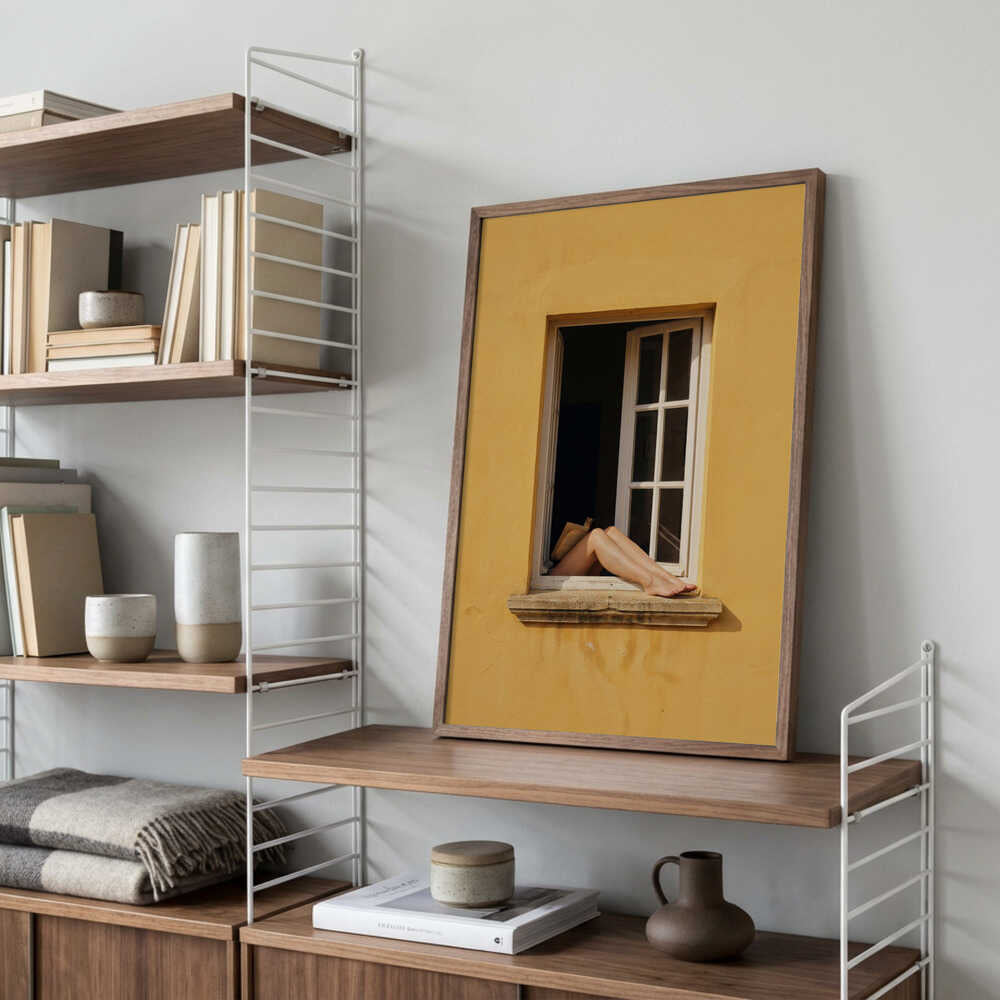 Reading By the Window Poster