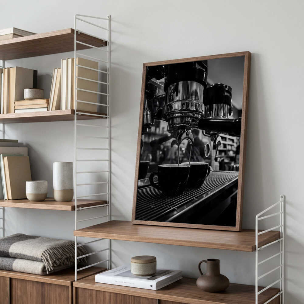 Double Espresso Cups Poster