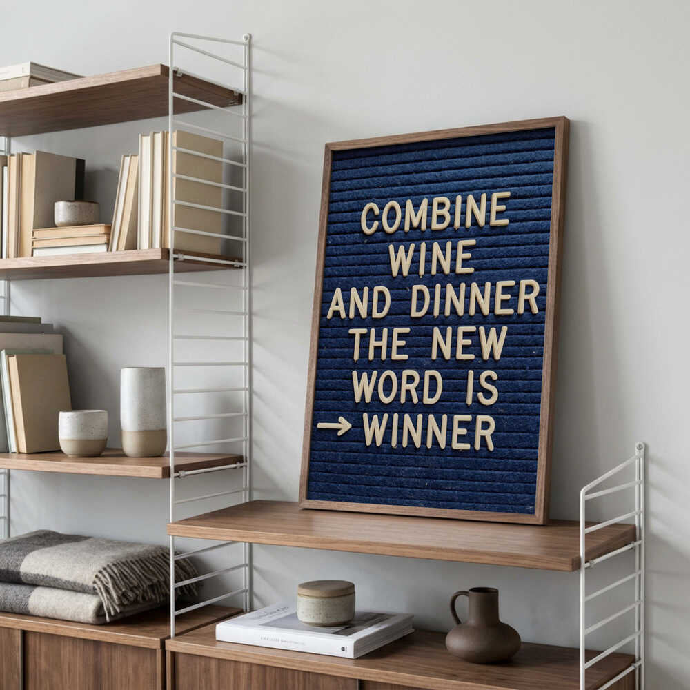 Combine Wine and Dinner Poster