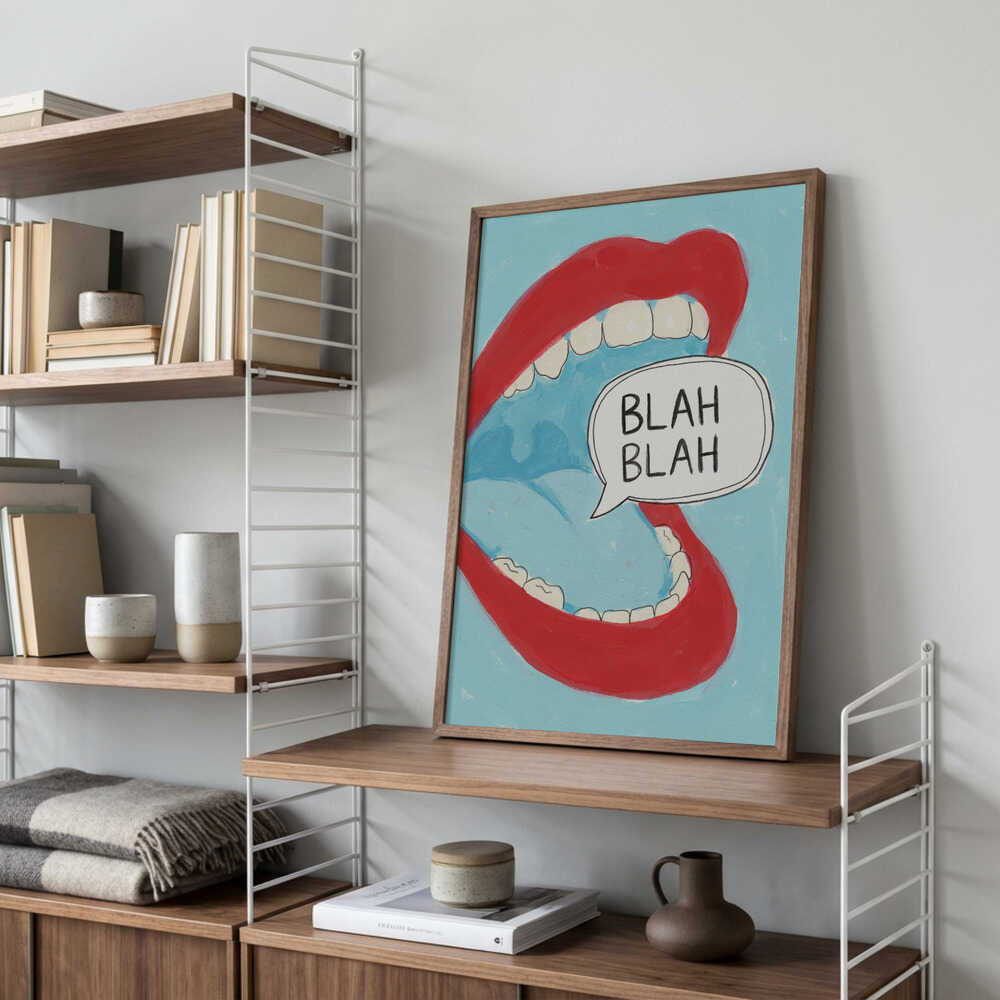 Blah Blah Poster