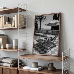 Sunbeds At the Beach Villa Poster
