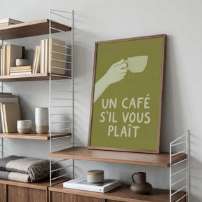 Un Café S'il Vous Plait Poster