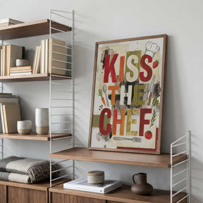 Kiss The Chef Kitchen Poster