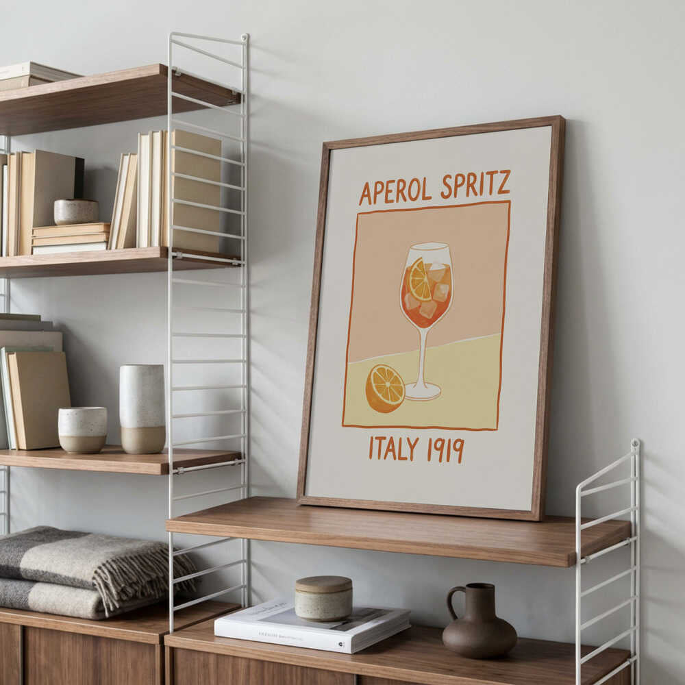 Italian Aperol Spritz Poster