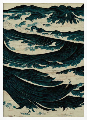 Turbulent Waves Poster