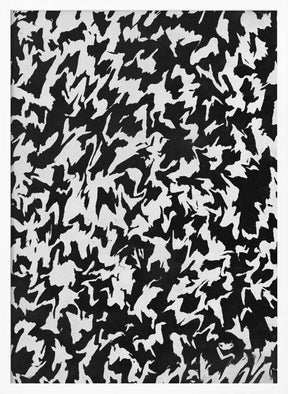 Monochrome Whirl Poster