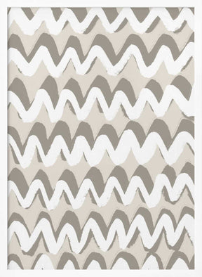 Zigzag Serenity Poster