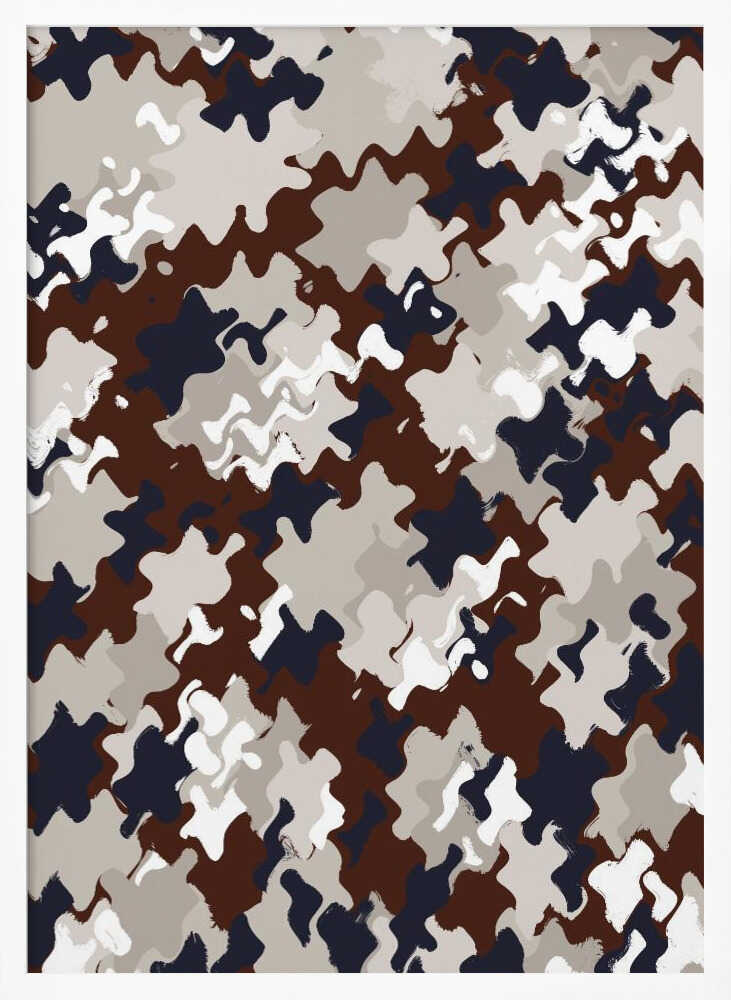 Abstract Wavescape Poster