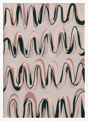 Rhythmic Waves Poster