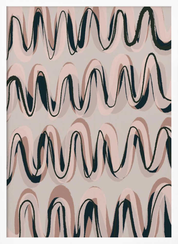 Rhythmic Waves Poster