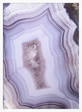 Purple Agate Poster