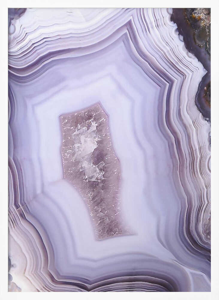 Purple Agate Poster