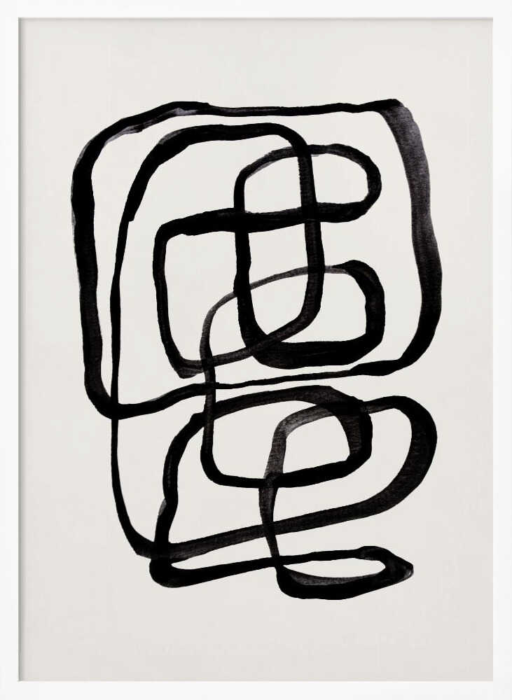 Abstract Lines I Poster
