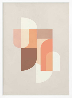Retro Geometric III Poster