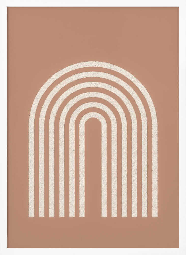 Rainbow lines Poster