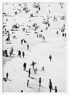 Beach Silhouettes Poster