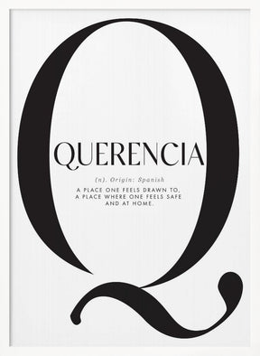 Querencia definition Poster