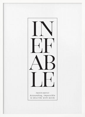 Astounding Inefable Poster