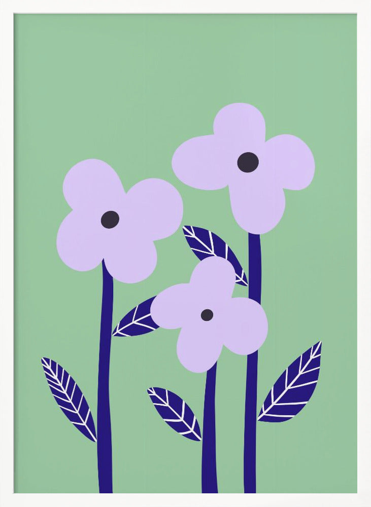 Lilac Flowers Poster