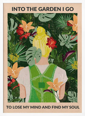 Into the Garden (blonde) Poster